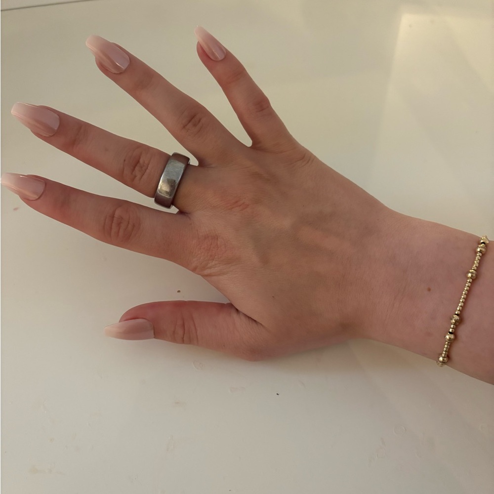 Silver Horizon Oura Ring Gen 3 size 9